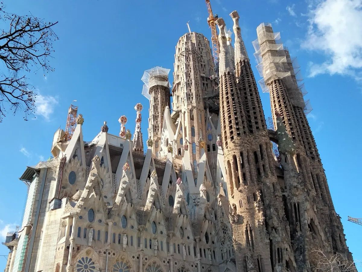 バルセロナ（サグラダ・ファミリア）の風景