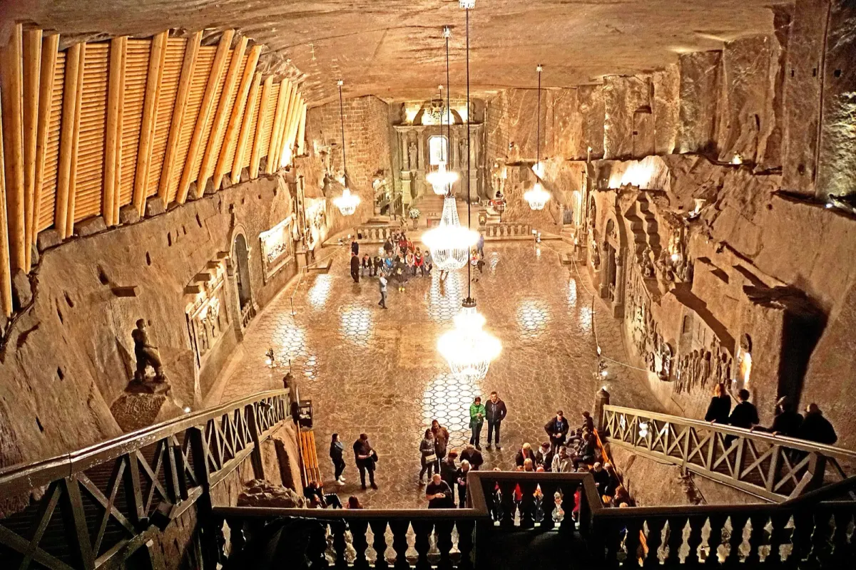 ヴィエリチカ岩塩坑の風景
