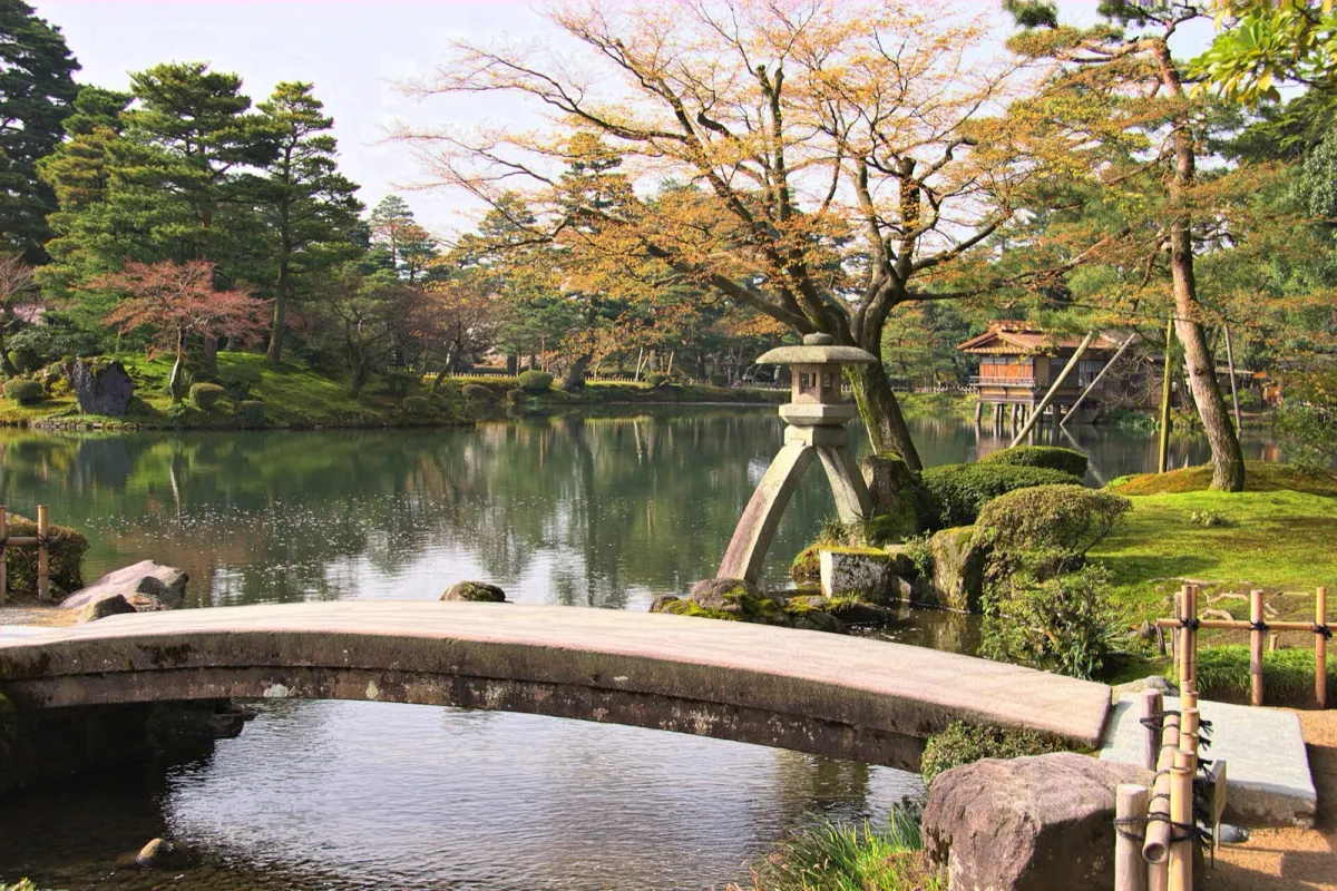 金沢（兼六園・ひがし茶屋街）の風景