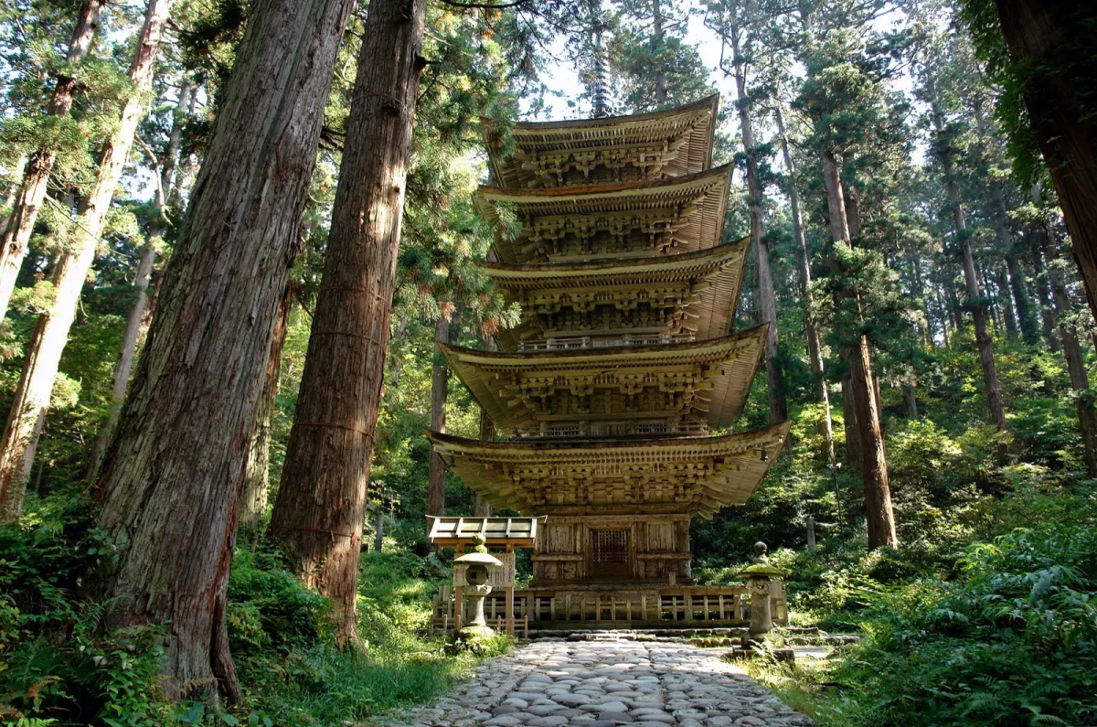 羽黒山（出羽三山）の風景