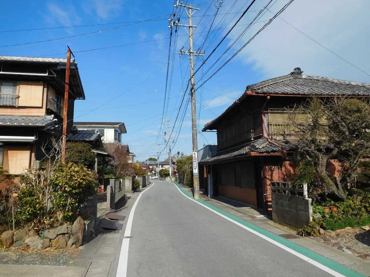 外宮と内宮を結ぶ古市の旧街道